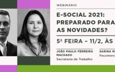 FecomercioSP promove webinário para explicar as mudanças no eSocial