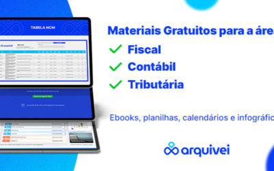 Acesse materiais gratuitos da área fiscal, contábil e tributária