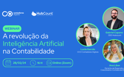 Webinar Contadores Digitais e Hubcount: a revolução da Inteligência Artificial na contabilidade