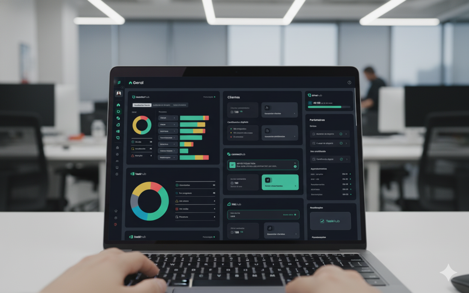 HubStrom automatiza as rotinas contábeis em um único ecossistema inteligente HubStrom automatiza as rotinas contábeis em um único ecossistema inteligente