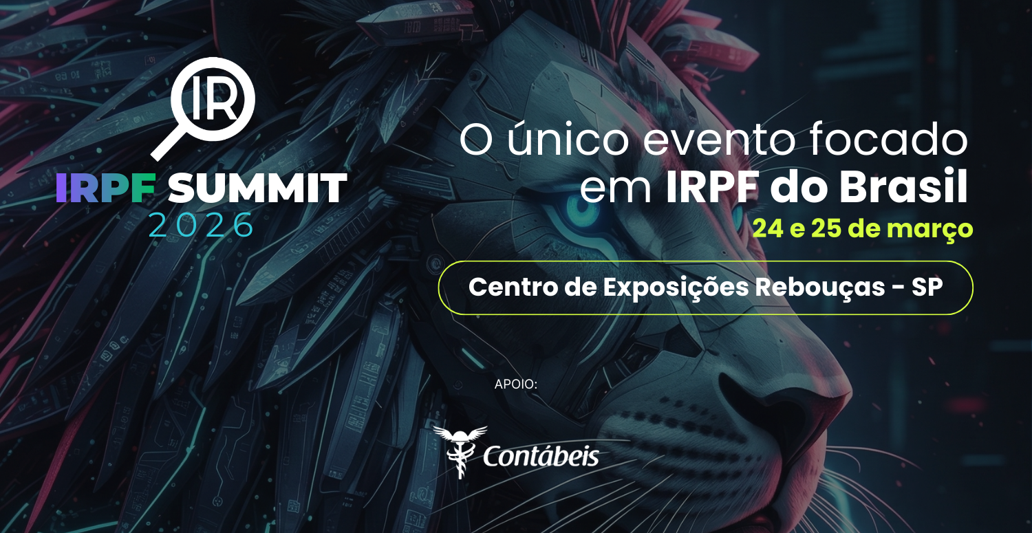 IRPF Summit 2026: evento inédito no Brasil promete transformar a forma como contadores atuam com Imposto de Renda IRPF Summit 2026: evento inédito no Brasil promete transformar a forma como contadores atuam com Imposto de Renda